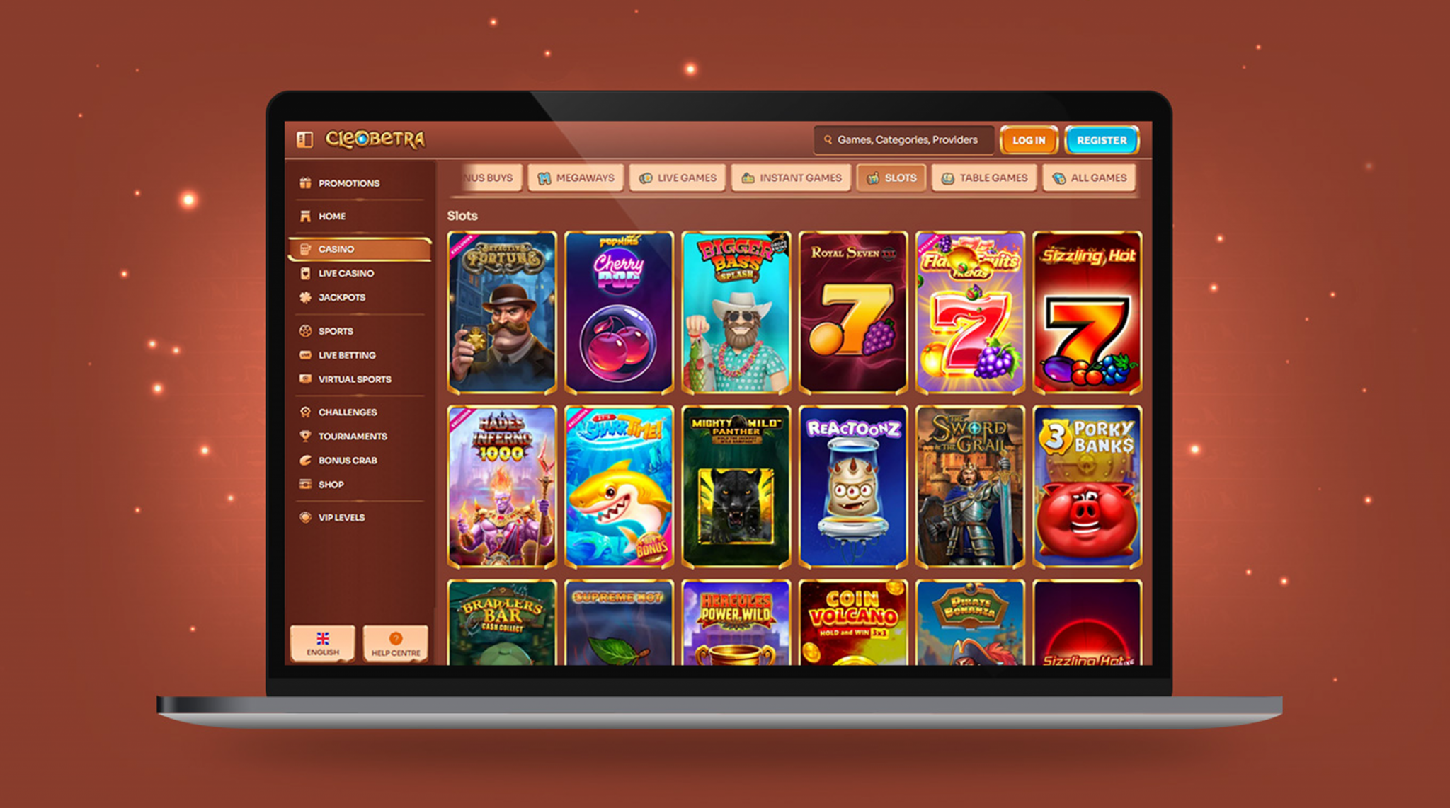 Cleopatra VII. Casino Slot game on Behance